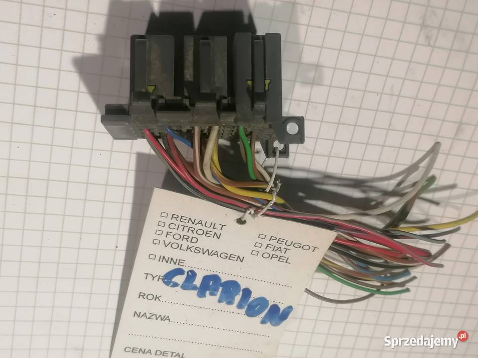 wtyczki do radia Clarion Peugeot Citroen Piotrków Trybunalski