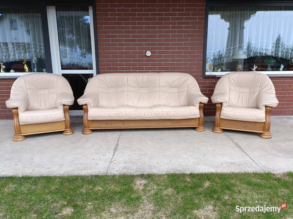 Sprzedam wypoczynek 311 ze skóry Konin