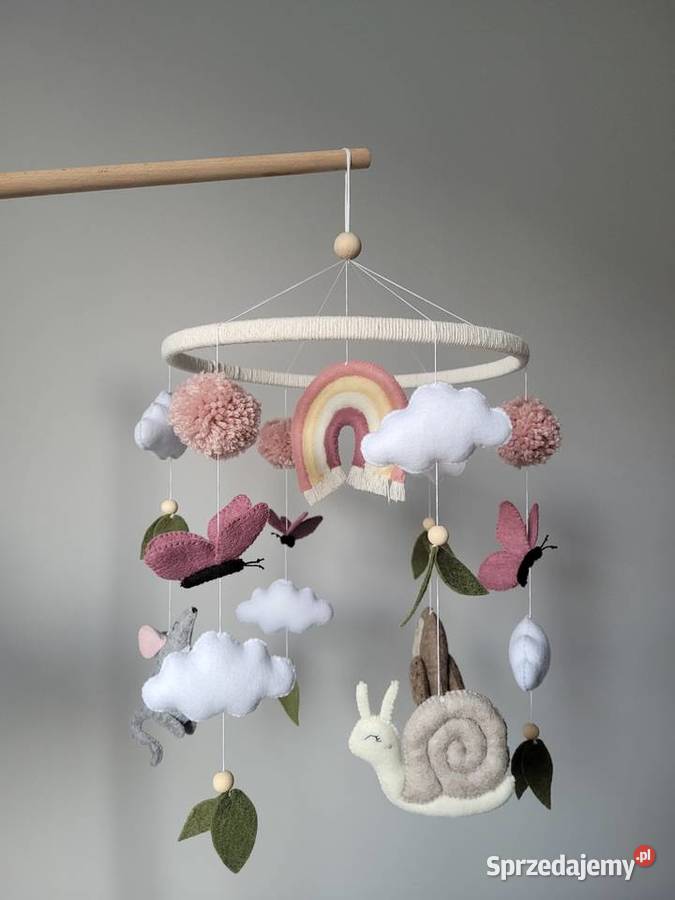 Karuzela do łóżeczka myszka wróbelek i ślimak Pozostałe Częstochowa