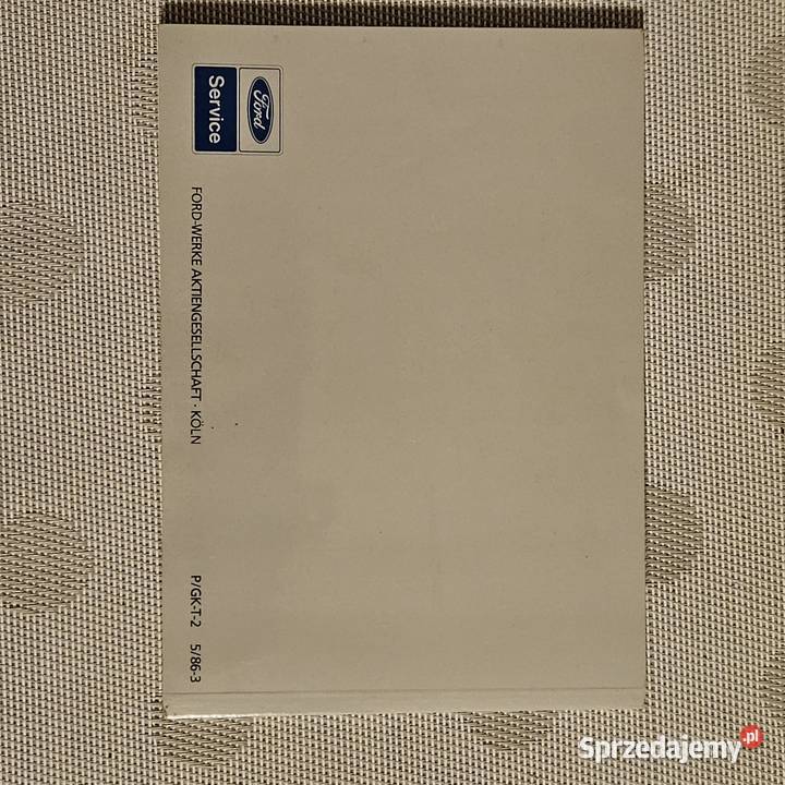 FORD ESCORT ORION Instrukcja obsługi Legnica sprzedam