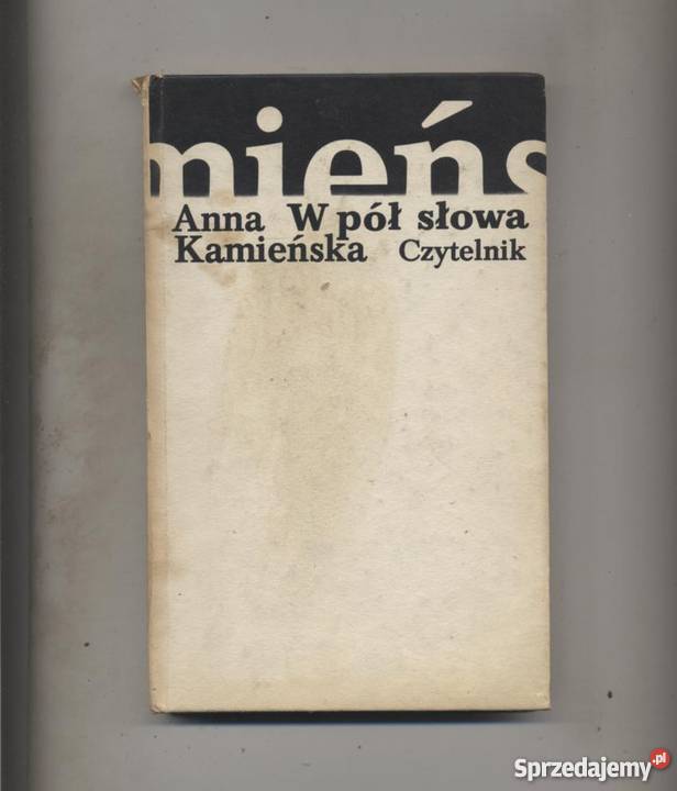 W pół słowa Wiersze z lat 19791980 Szczecin sprzedam