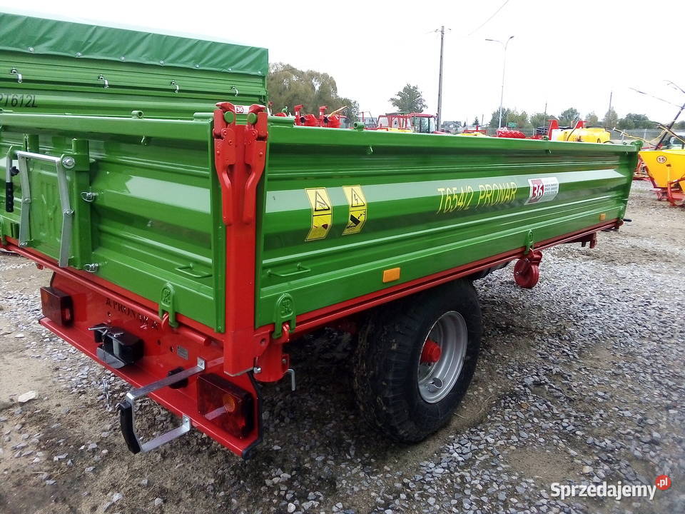 Przyczepa rolnicza jednosiowa Pronar T6542