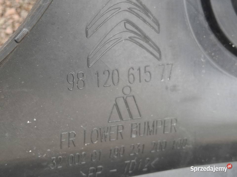 CITROEN C3 LIFT ZDERZAK PRZÓD PRZEDNI DOKŁADKA