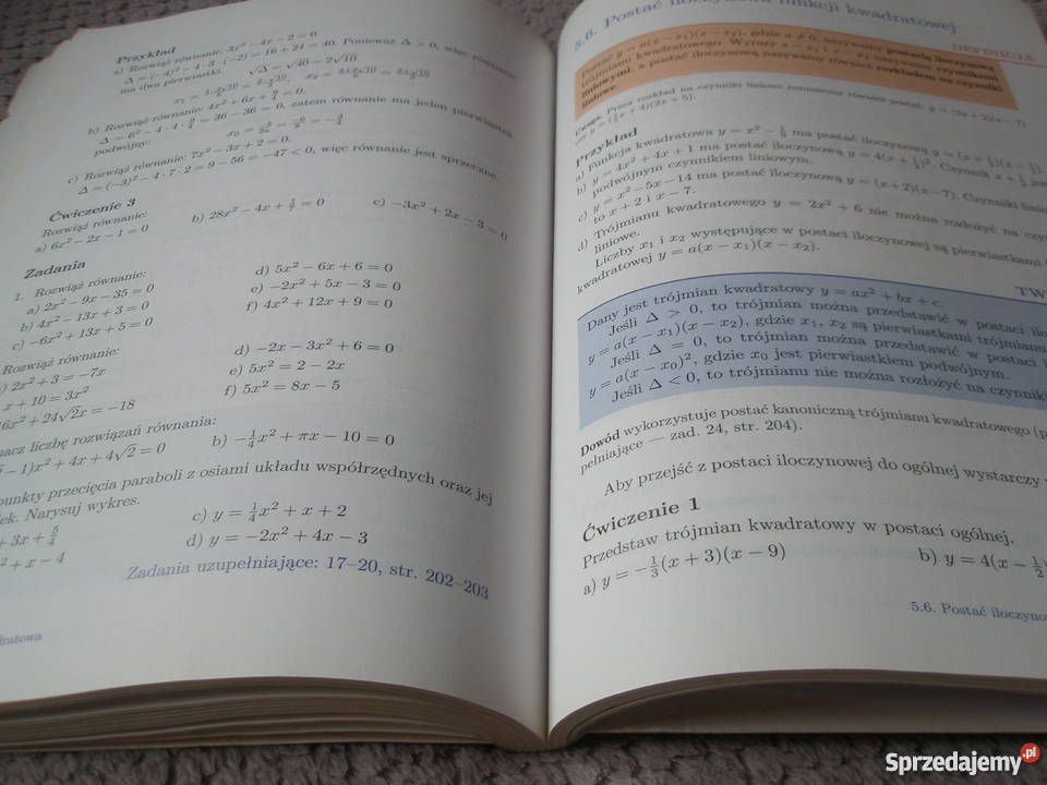 Matematyka liceum ogólnokształcącego W Babiański Ostrołęka sprzedam