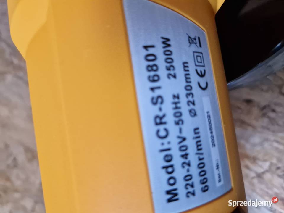 Szlifierka kątowa 230mm Cramp Szlifierka kątowa sprzedam