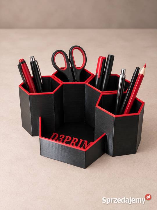 Geometryczny organizer na biurko średni Lublin