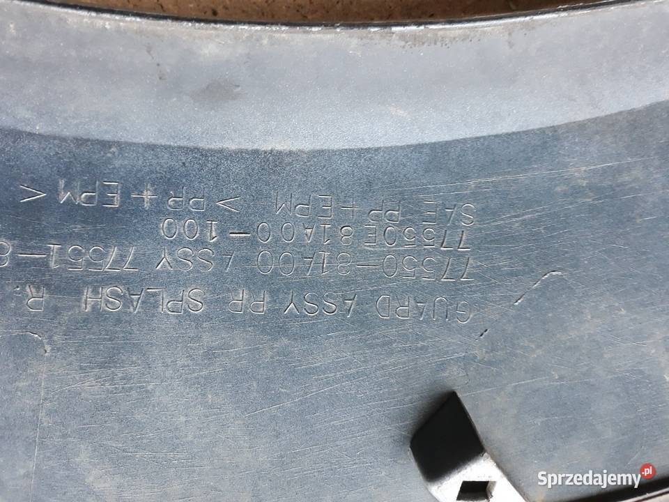 SUZUKI JIMNY LISTWA BŁOTNIKA PRAWA TYŁ PRAWY Międzychód