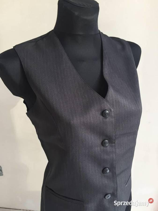 Kamizelki kelnerskie damskie ciemny grafit sprzedam