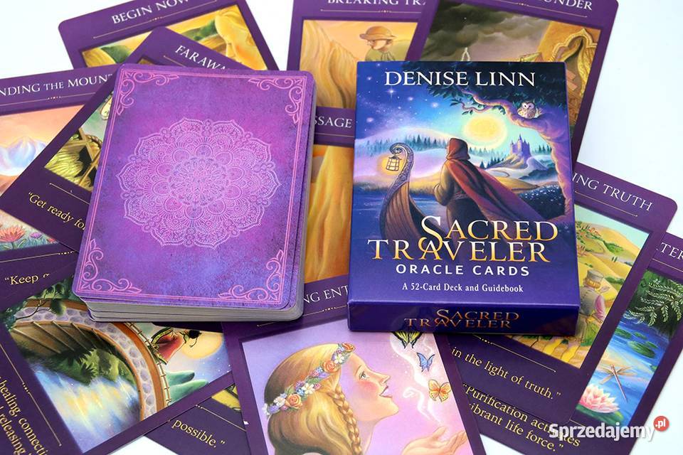 Karty Tarota DENISE LINN Sacred traveler mazowieckie Płock sprzedam