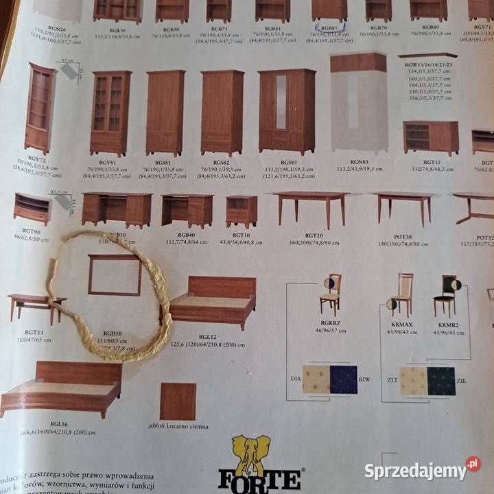 Okazja Komplet mebli z firmy Forte Meble do salonu Opole