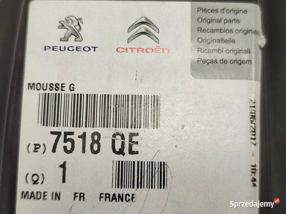 WYGŁUSZENIE BŁOTNIKA LEWY PRZÓD CITROEN C5 III sprzedam