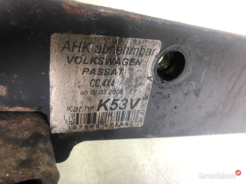 BELKA NA HAK HOLOWNICZY VW PASSAT CC