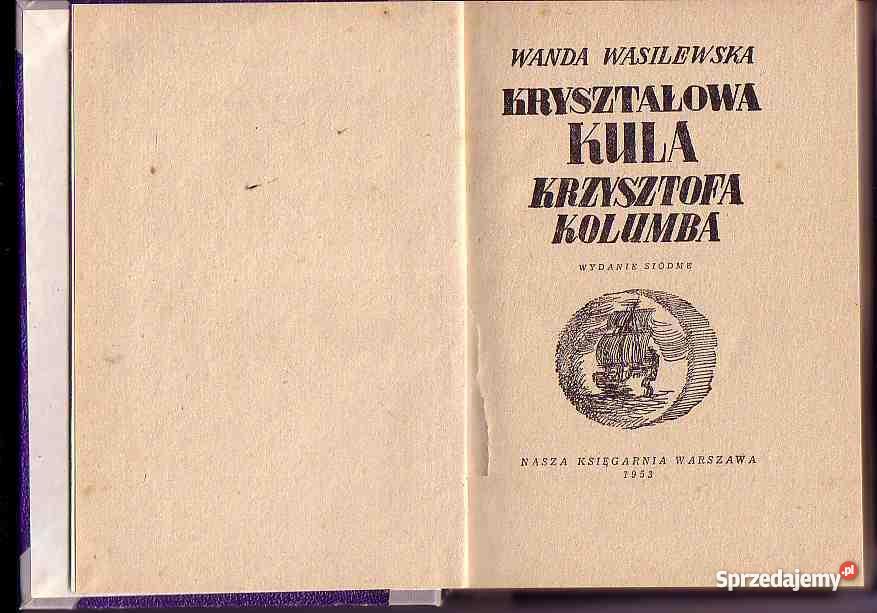 652 KRYSZTAŁOWA KULA KRZYSZTOFA KOLUMBA WANDA WA Czyrna