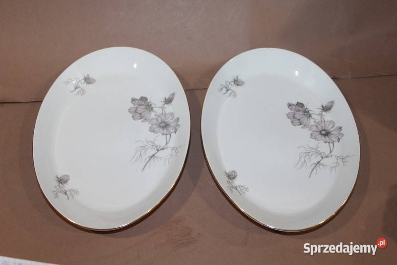 Serwis obiadowy w kwiaty MZ Czechoslovakia 104 Szczecin