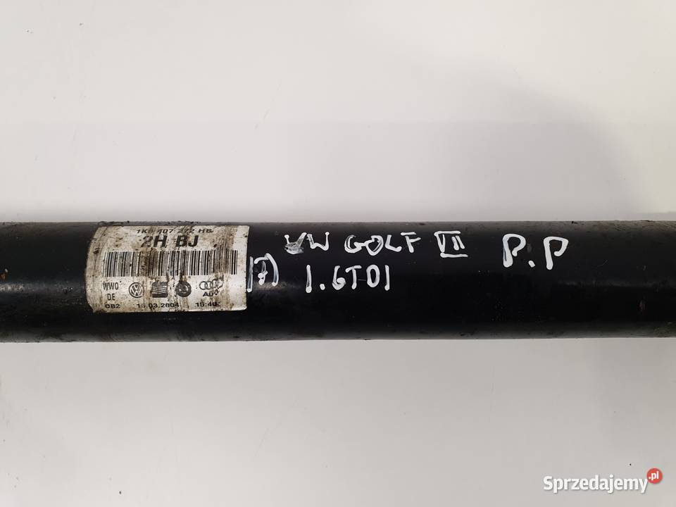 PRAWA PRZEDNIA PÓŁOŚ Półośka przód pasażera Vw Chełm