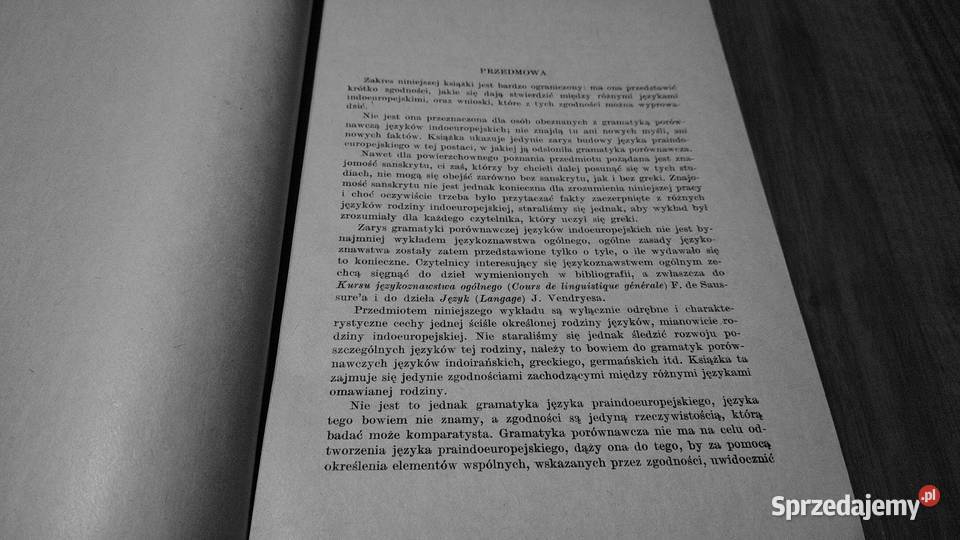 Wstęp do językoznawstwa indoeuropejskiego Gdańsk sprzedam