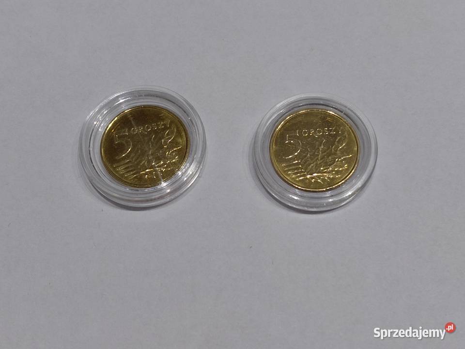 Monety obiegowe 5 groszy NBP Antyki, Sztuka, Kolekcje Koronowo sprzedam