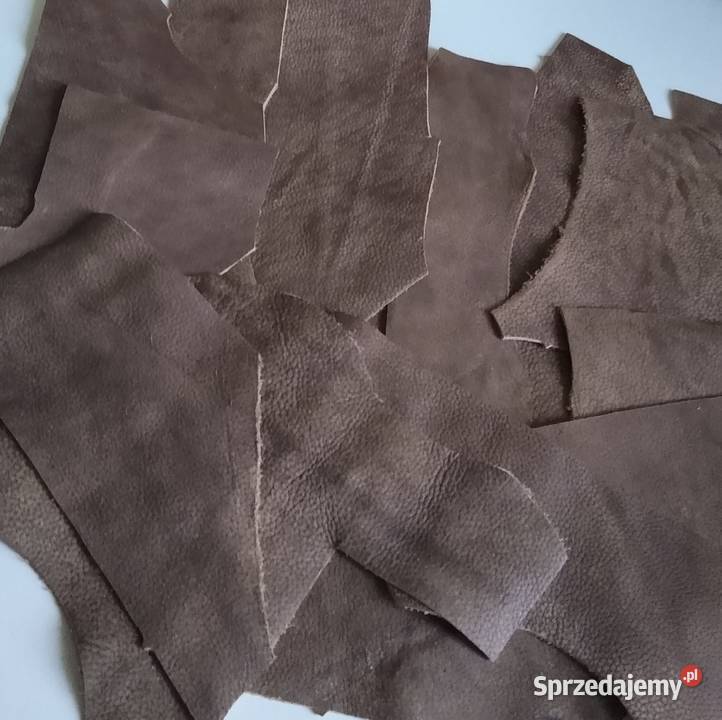 Skóra 325 g Naturalna Włoska Brązowa Postarzana Gdańsk