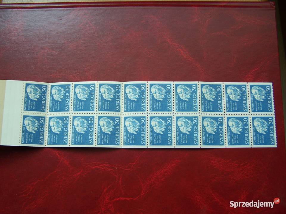 Szwecja MNH 1964 Karnet Nobliści śląskie Tychy