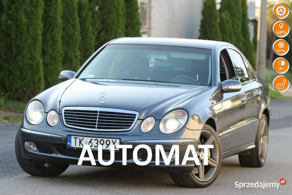 Mercedes E 280 2006r 30 Diesel 190 skóry XENON nawigacja Nysa