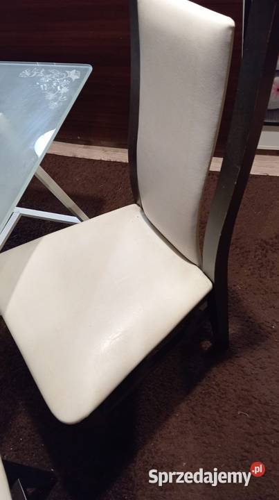 Krzesła z obiciem Elganowo sprzedam