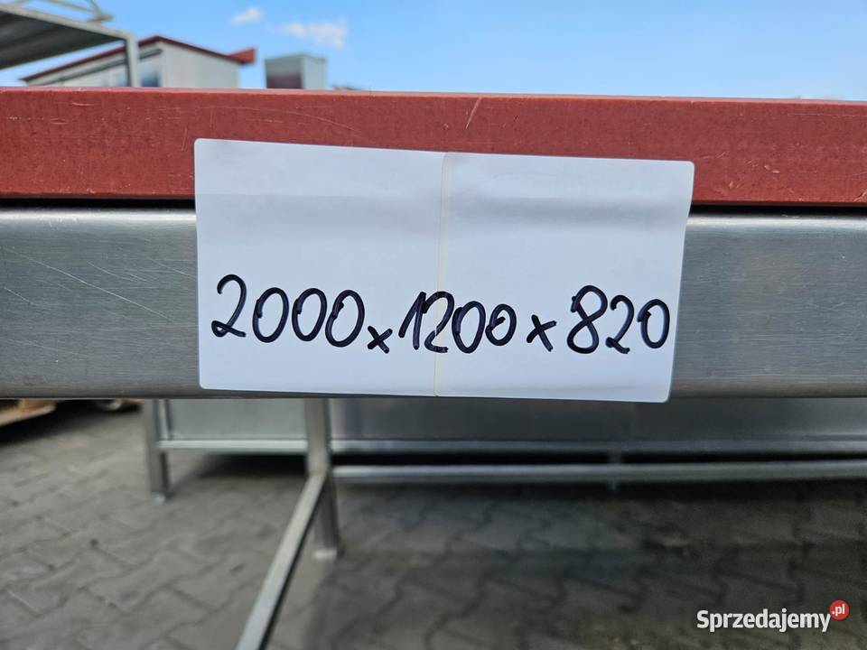 Stół masarski 2000x1200x820 Krotoszyn sprzedam