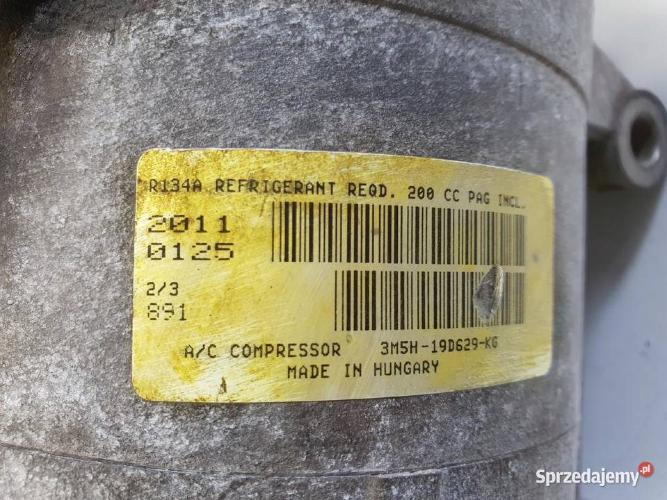 SPRĘŻARKA KLIMATYZACJI Ford Focus MK2 II 16 TDCI lubelskie Chełm sprzedam