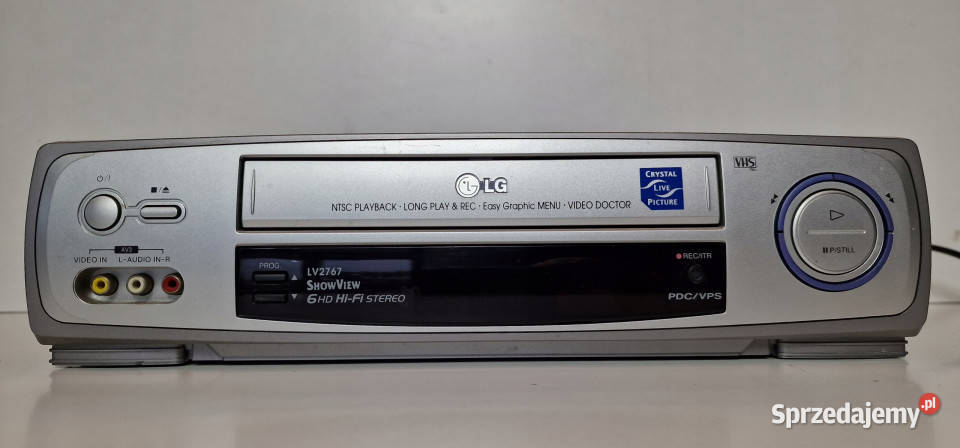 Video magnetowid LG 6 head LV 2767 LV2767 Międzychód