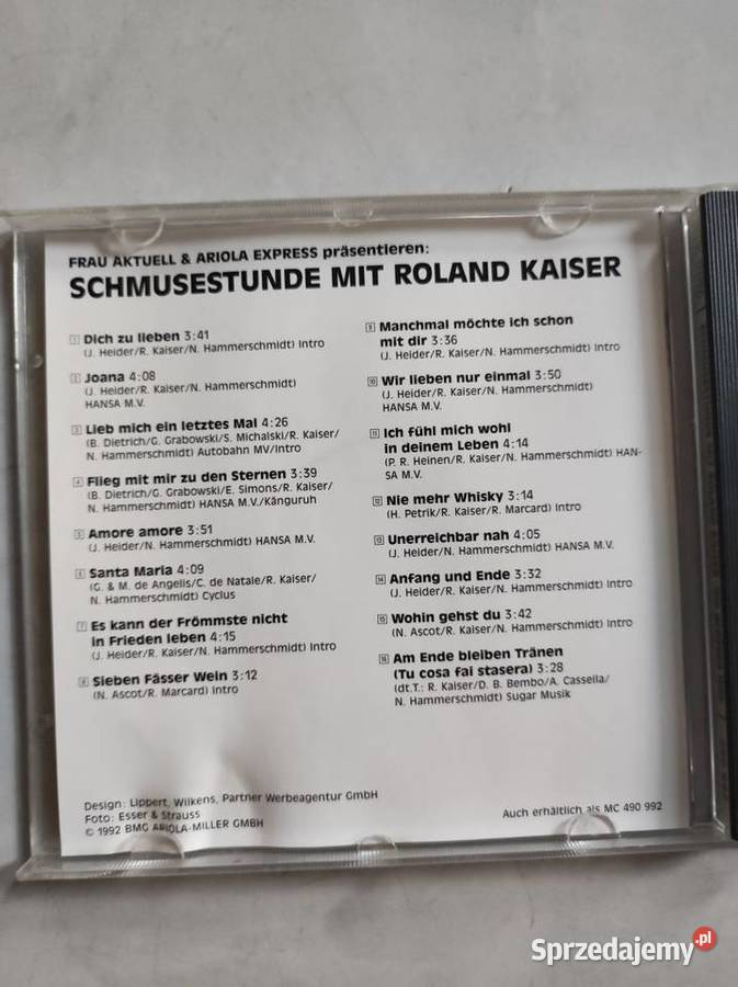 Roland Kaiser Schmusestunde Mit Roland Kaiser Kielce