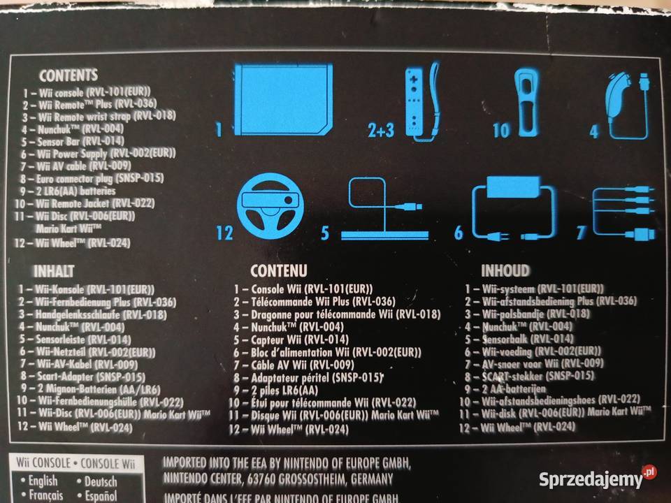 Nintendo Wii konsola Wii Nintendo konsola Piła sprzedam