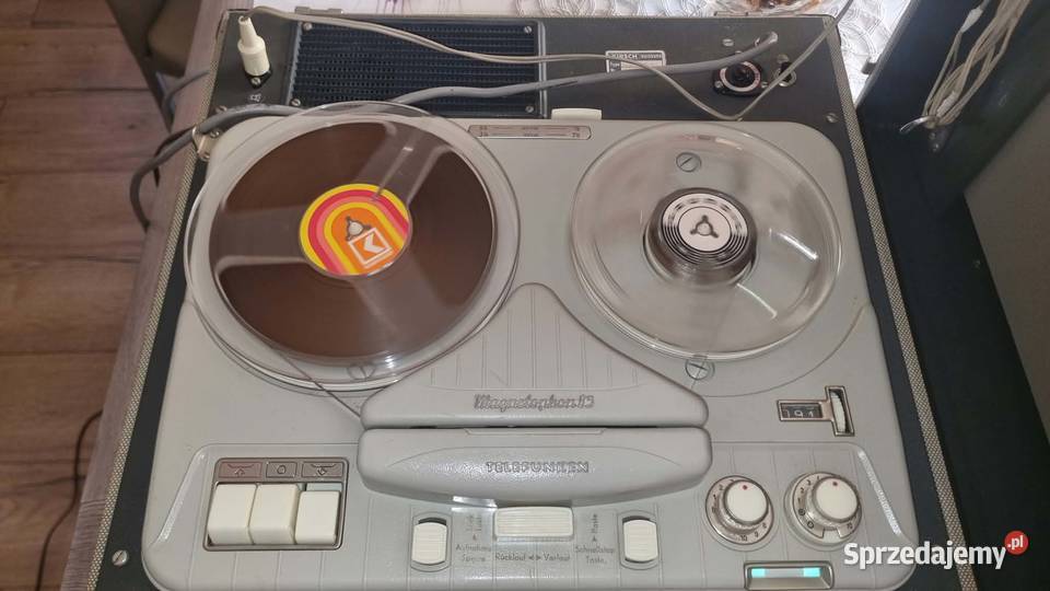 Magnetofon szpulowy lampowy Telefunken łódzkie Warta sprzedam