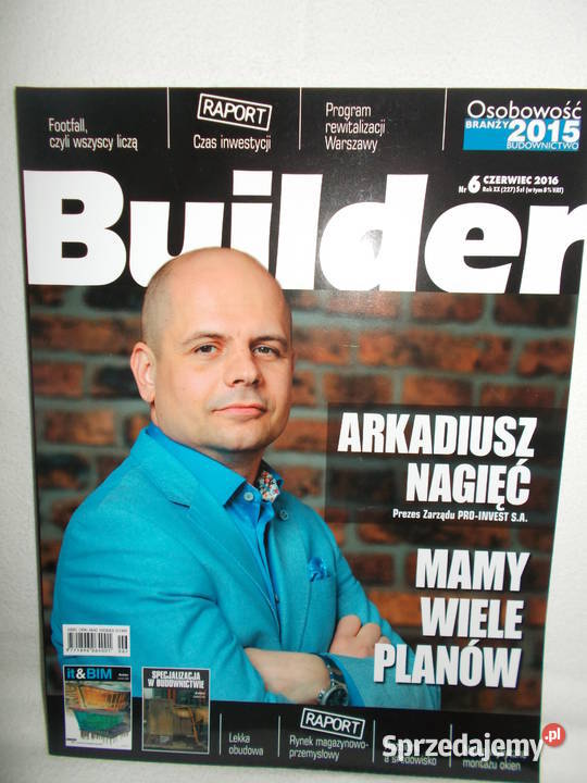 BUILDERBUILDER EXCLUSIVE miesięcznik 10 numerów Pozostałe Poznań