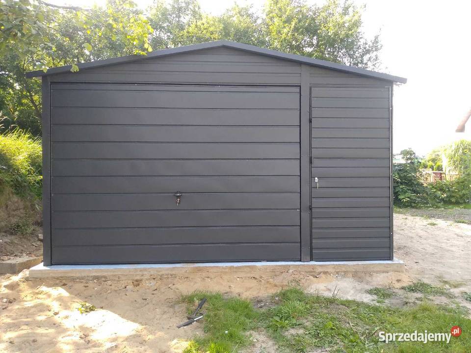 Garaż blaszak dwuspadowy 4x5 Włodzimierzów sprzedam