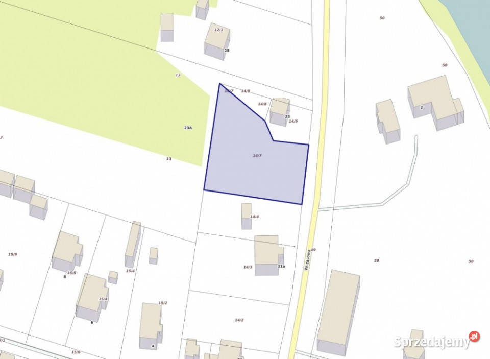 Sprzedam działke budowlaną Krzeczów