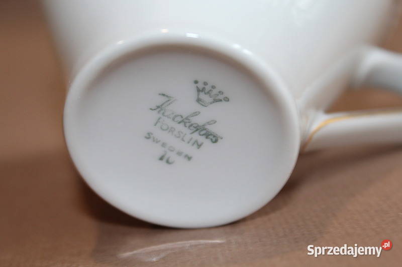 Porcelanowy zestaw śniadaniowy Hackefors Szczecin sprzedam