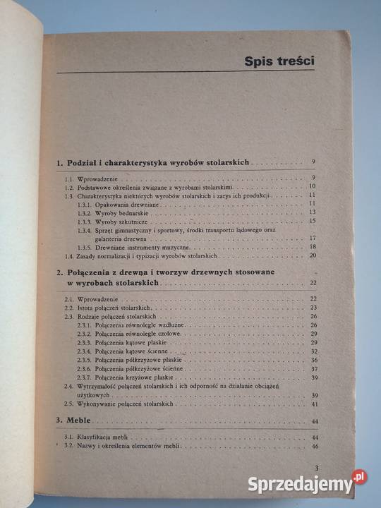 Technologia Stolarstwo cz 2 W Prządka J Szczuka Gdańsk
