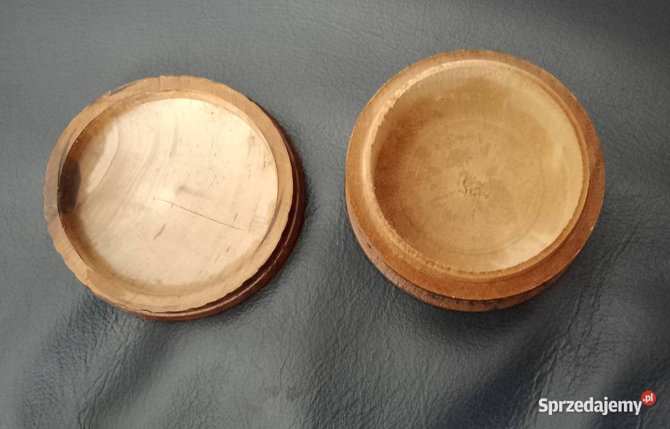 Szkatułka drewniana okrągła Nakło nad Notecią