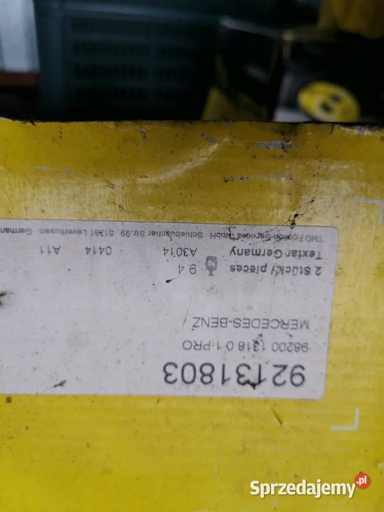 Tarcze hamulcowe mercedes Czerwionka-Leszczyny sprzedam