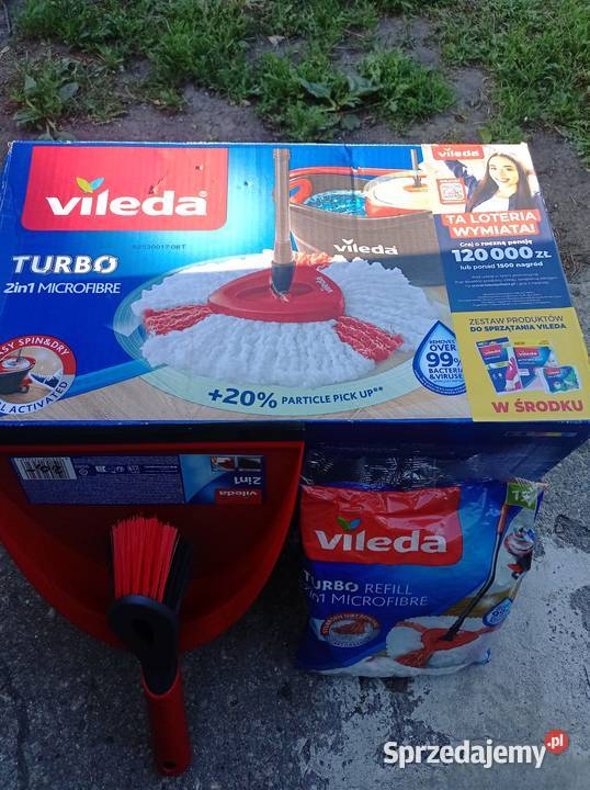 Vileda Turbo 2w1zapas i szufelka że zmiotka warmińsko-mazurskie Elbląg