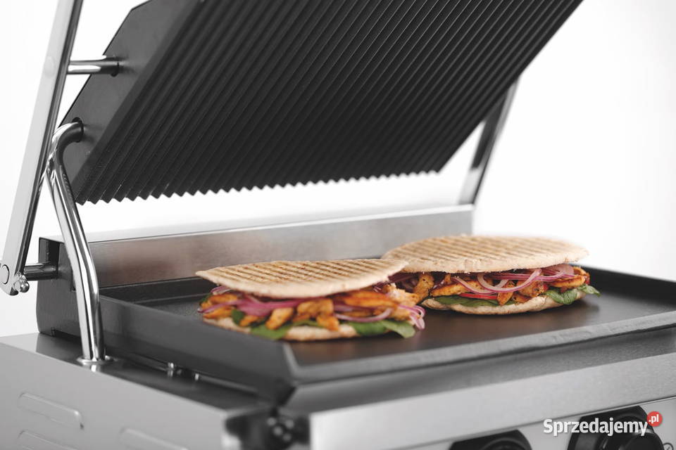 Grill kontaktowy Panini gładkoryflowany timer śląskie Częstochowa