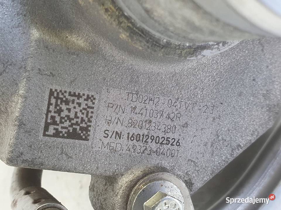 TURBOSPRĘŻARKA Renault Clio IV 09 TCe turbo Rudka