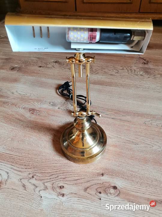 Lampa mosiężna gabinetowa Kraków