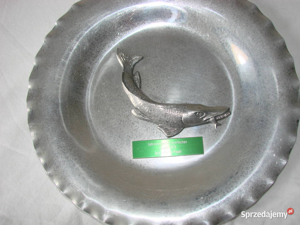 wędkarki talerz nagrodowy 1979r pomorskie Pruszcz Gdański