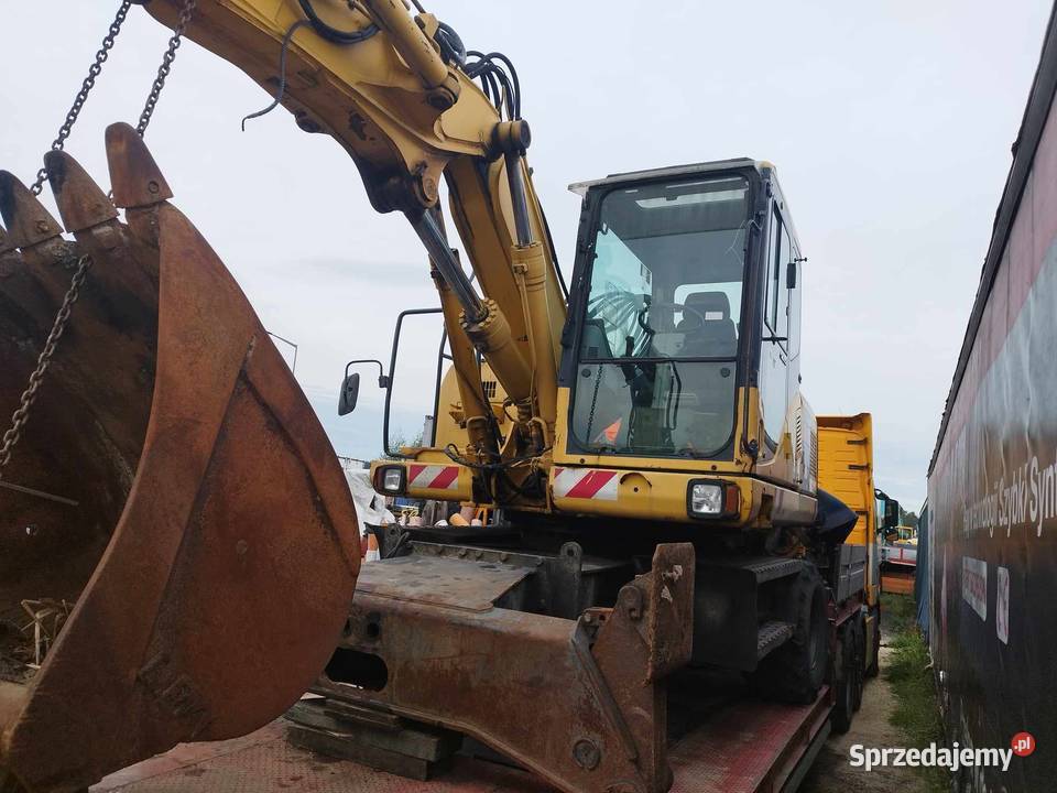Koparka Komatsu PW160 PW1607k kabina mosty Strzyżew