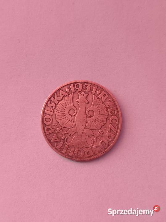 Moneta 5 groszy z 1931 roku Warszawa