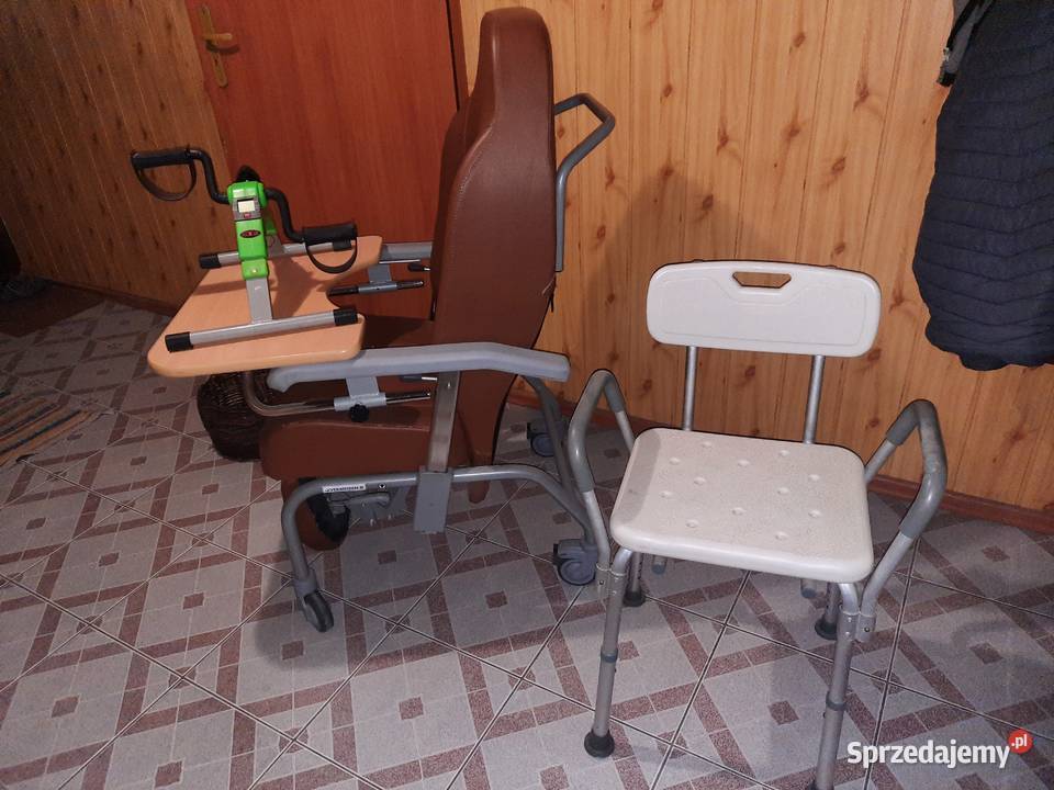Sprzeda fotel geriatryczny VERMEIREN i krzesło Deszno