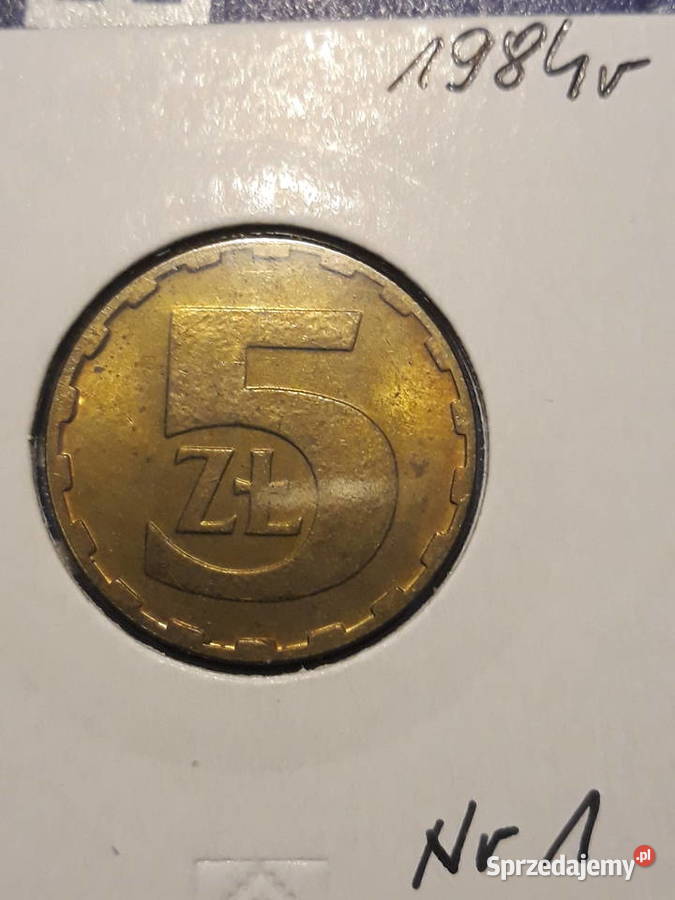 5 złotych 1984 r 1 Mennicze Konin