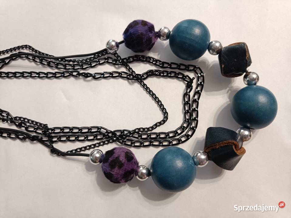 Świetny naszyjnik korale kolory Białystok