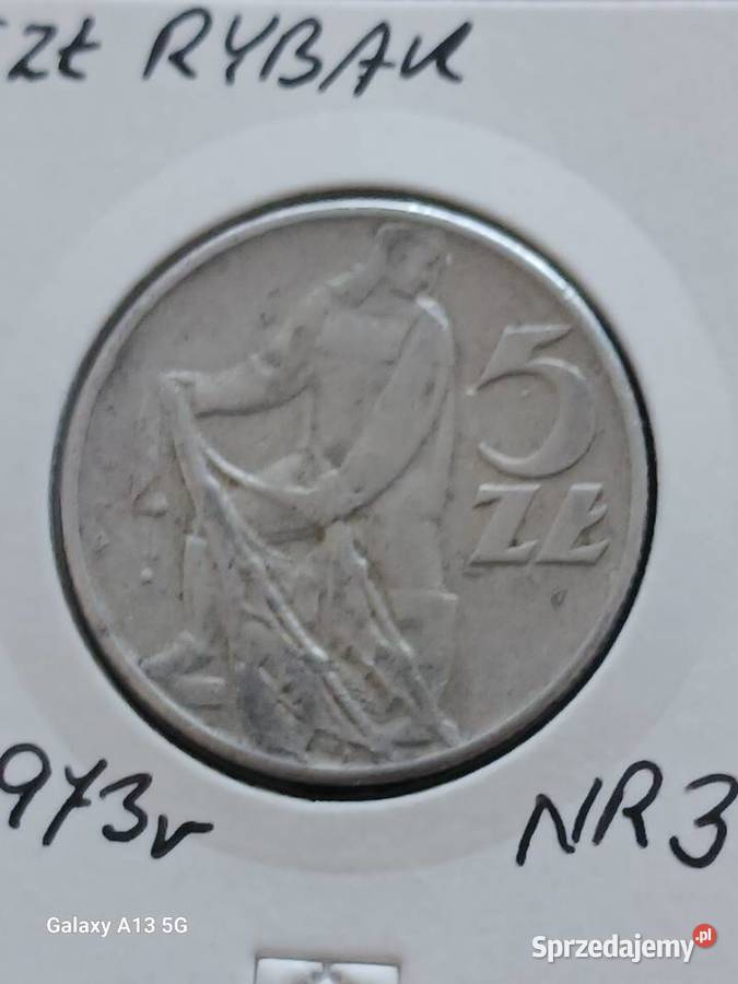 5 Złotych Rybak 1973 r 3