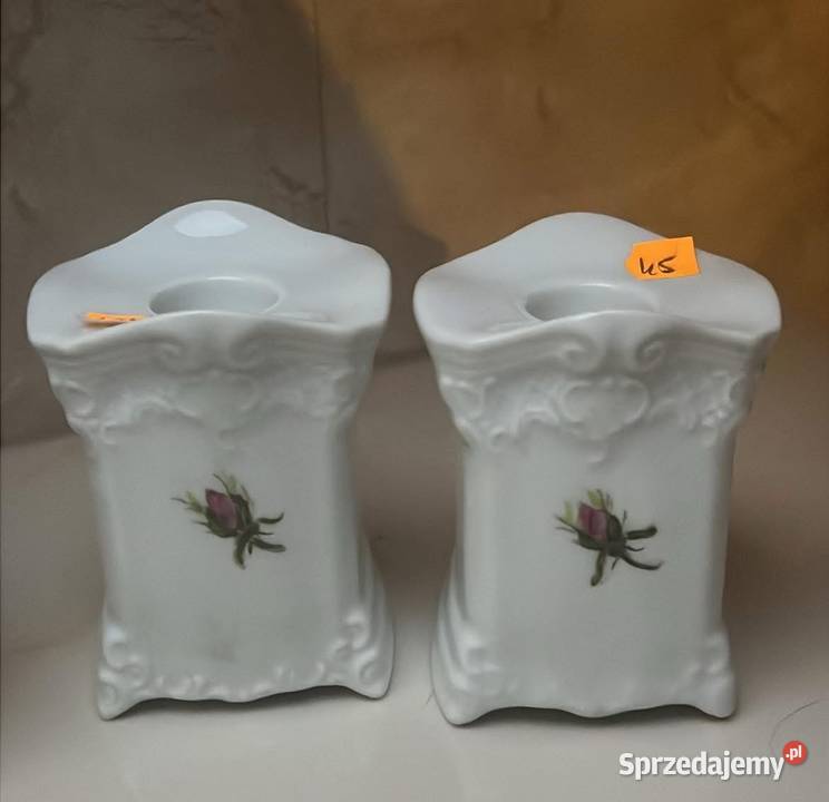 Filiżanka z talerzykiem Ażur Biała porcelana z pomorskie Gdańsk